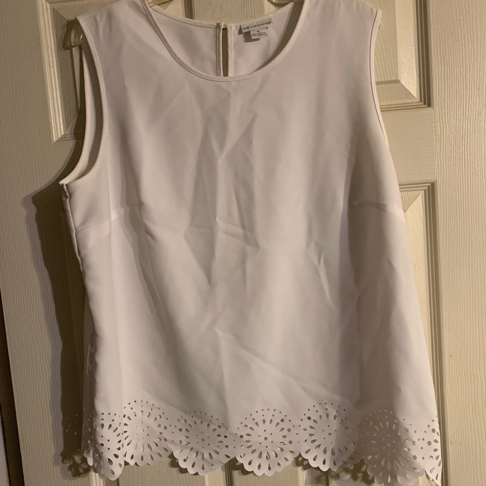 Liz Claiborne XL white top